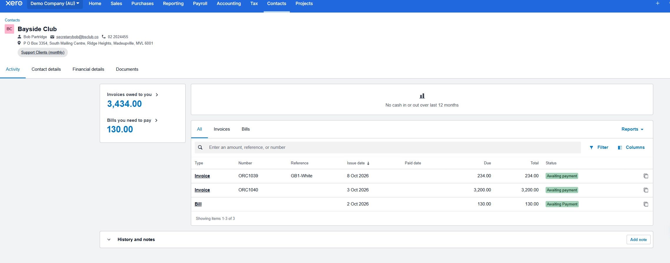 02-demo-contact-transaction-history